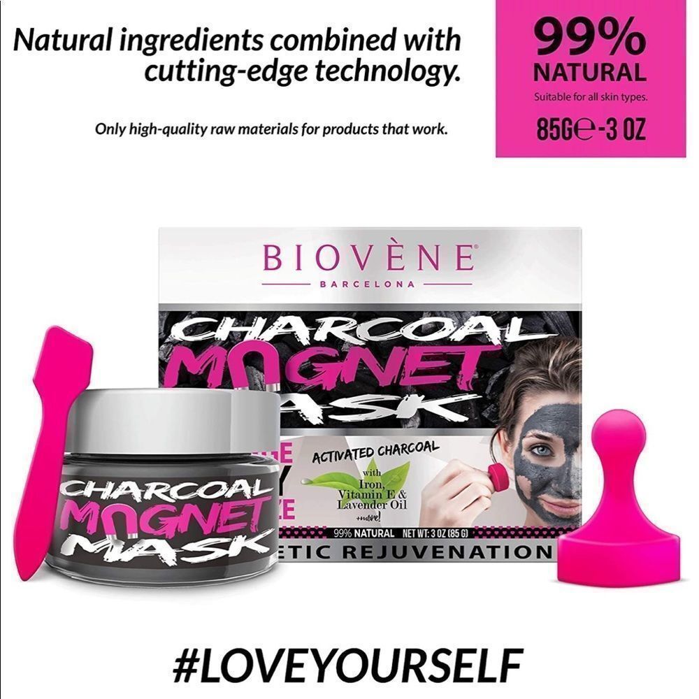 Biovene Charcoal Magnet Mask Kit, 3 oz - Picture 5 of 8